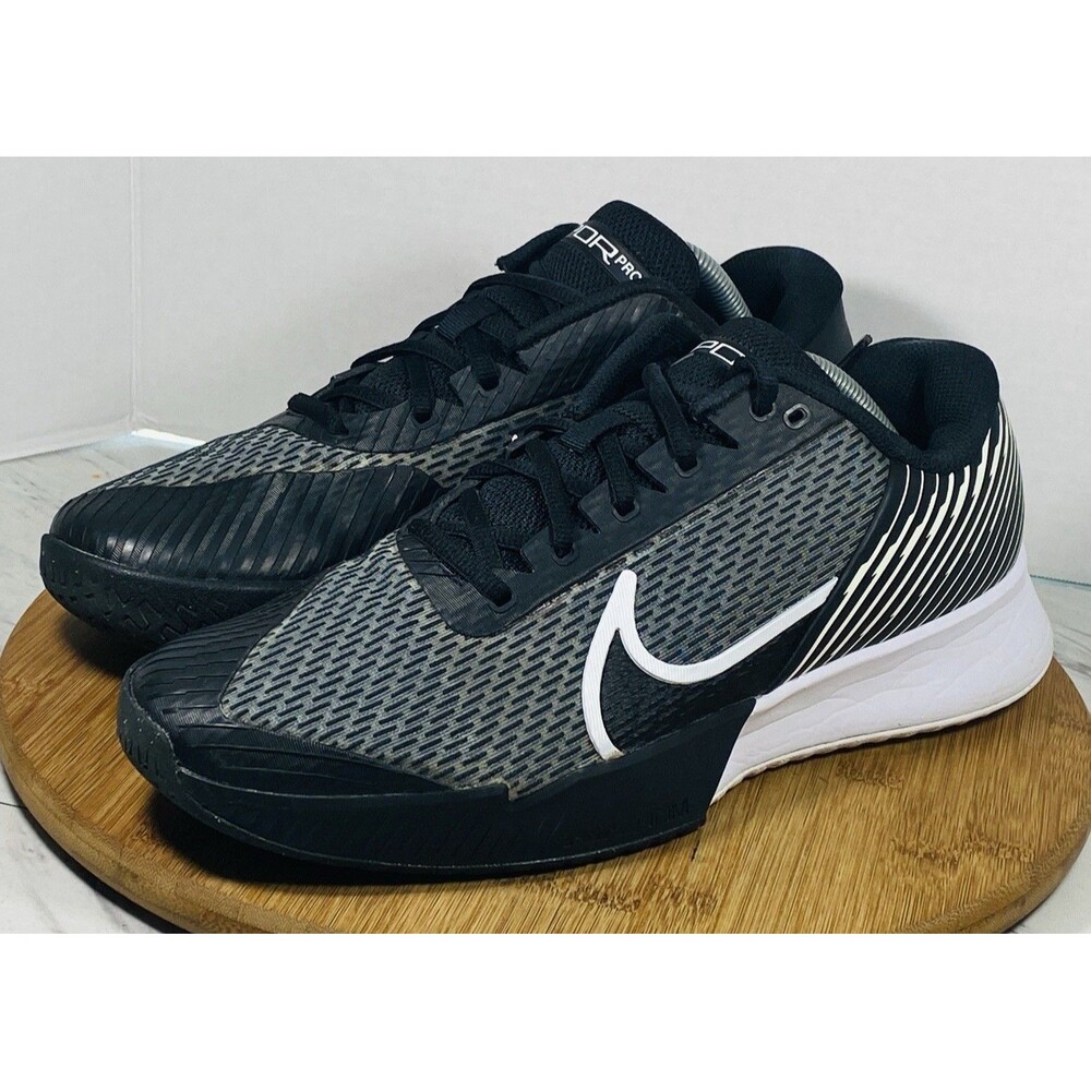 Nike Court Air Zoom Vapor Pro 2 Tennis Shoes 'Black/White' (DR6191-001) Sz 11